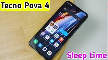 How To Change Sleep Time In Tecno Pova 4, Screen Lock Time Setting Change In Tecno Pova 4,