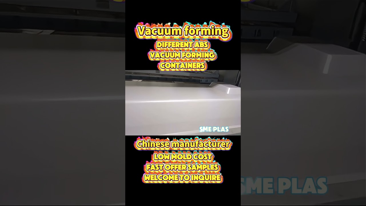 Different ABS vacuum forming containers. 