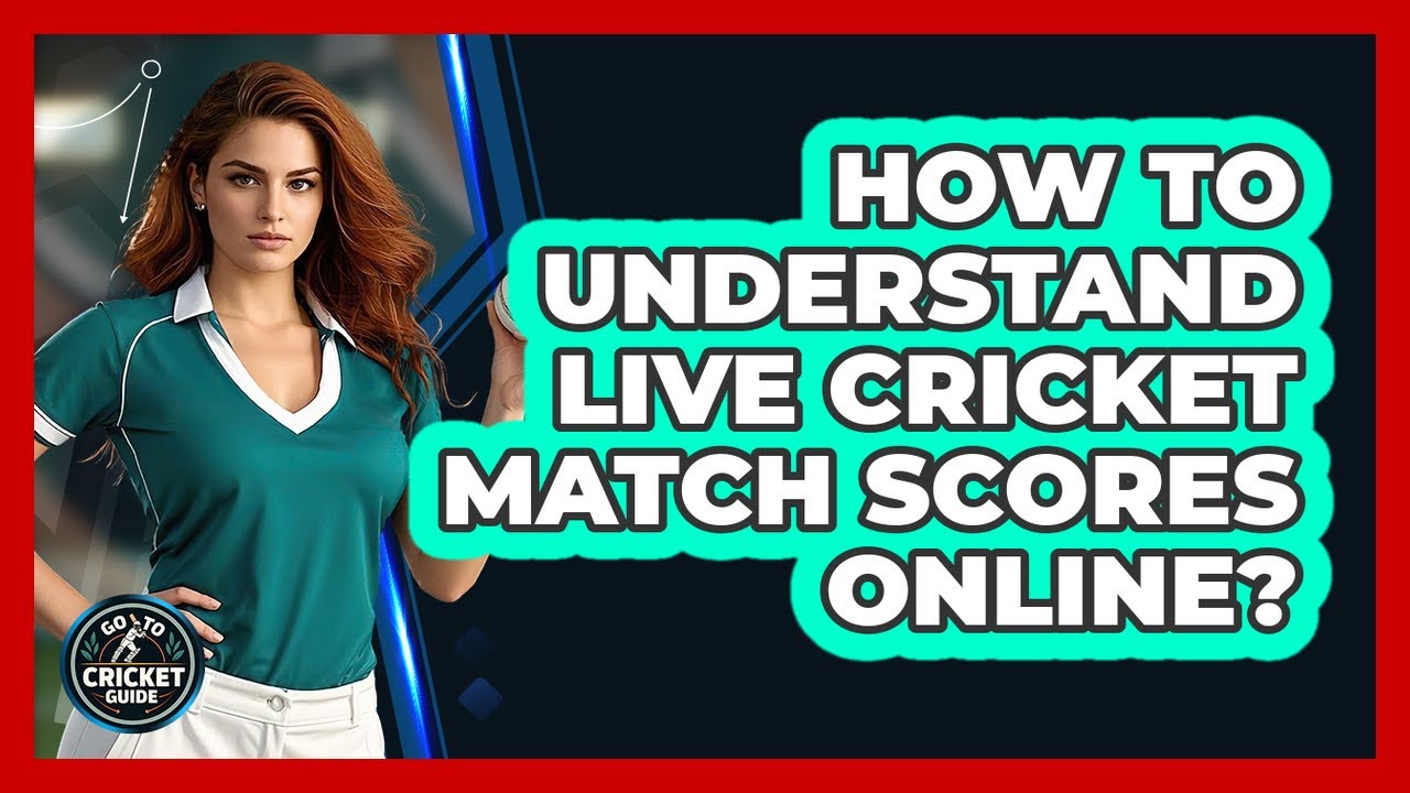 How To Understand Live Cricket Match Scores Online? - YouTube