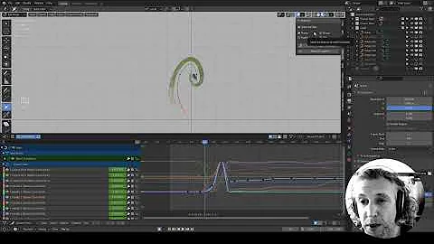 Animated Blender Flower with Curves- Adam Earle