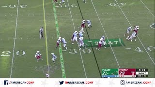2019 Football Highlights - Tulane vs Temple
