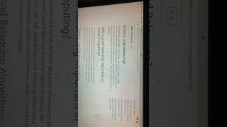 Load Balancing in Cloud Computing