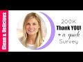 A 200K Thank YOU + A Survey | Clean & Delicious