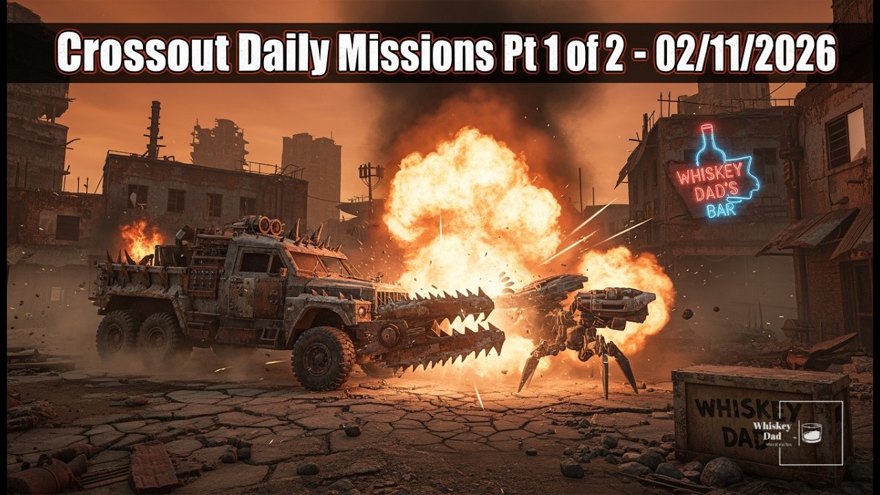 Crossout Daily Missions Pt 1 of 2 - This Raid Is A Wheel-y Big Deal ...