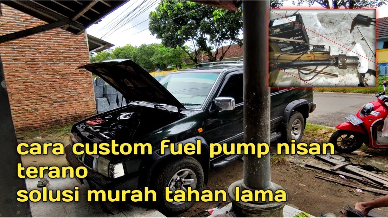 cara rombak fuel pump nisan terano