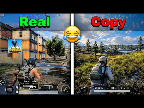 😂 Real BGMI vs BGMI Copy 🤣