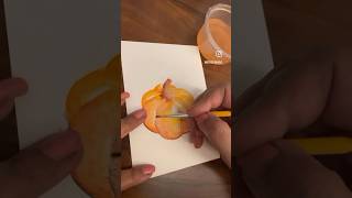 Halloween 🎃 Painting | Watercolor Pumpkin 🎃 Painting #paintingideas #pumpkin #halloween
