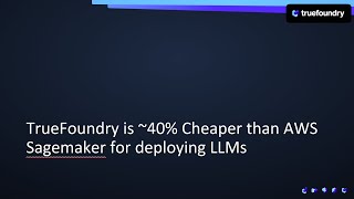 Reduce infra costs for ML models / LLMs with TrueFoundry