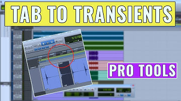 How to use Tab to Transients in Pro Tools -- OBEDIA.com Avid Pro Tools Training and Tech Support