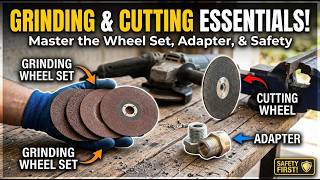How to Use a Cutting Wheel & Grinding Set Safely (Plus Adapter Setup!)
