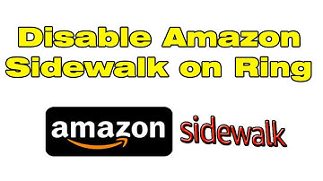 How to disable Amazon Sidewalk on ring without Alexa App