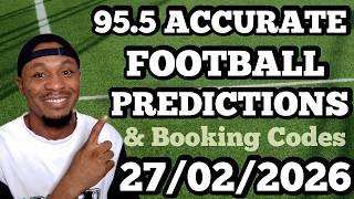 FOOTBALL BETTING TIPS & PREDICTIONS TODAY 27/02/2026 | SAFE PICKS FOR FRIDAY #footballpredictions screenshot 3