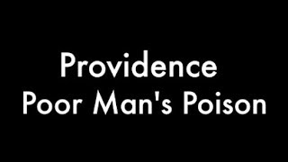 Providence Poor Man's Poison chords