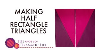 Piecing Half Rectangle Triangles