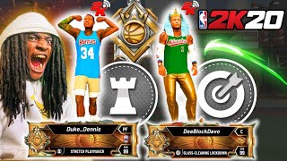 DAVO MIGO and DUKE DENNIS both LEGENDS BUILDS on 2’s is UNSTOPPABLE on NBA 2K20!