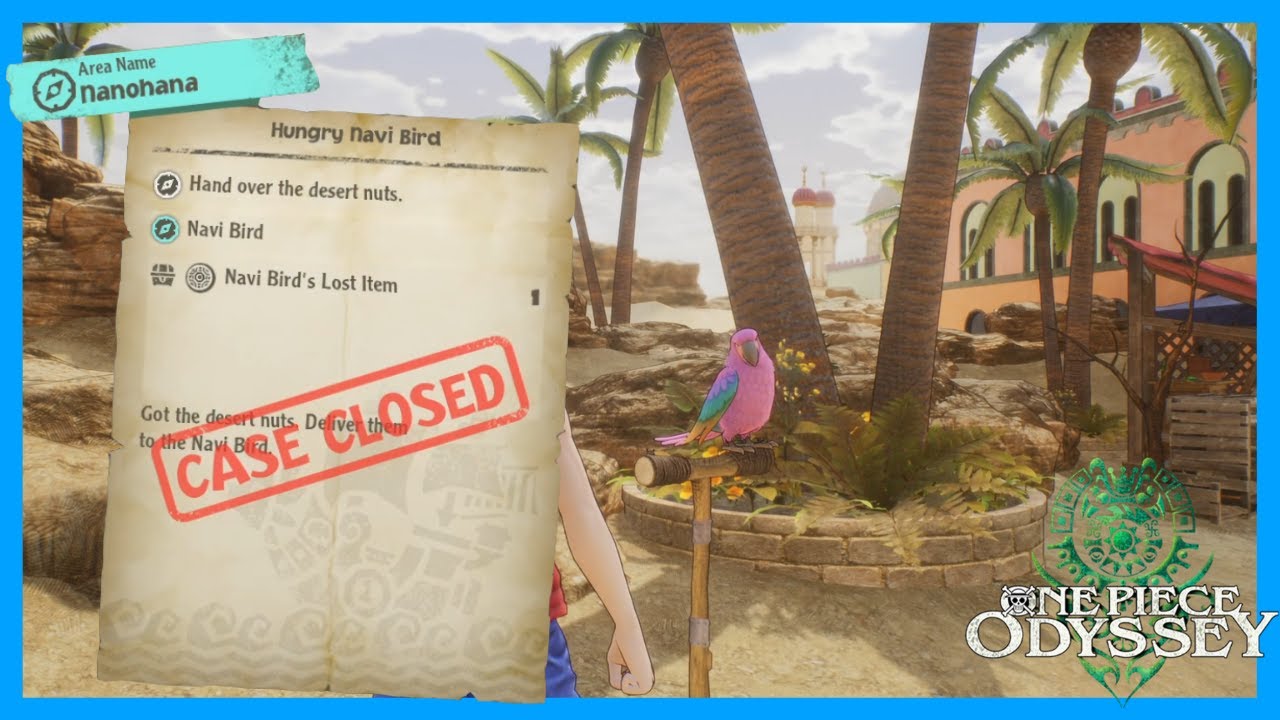 One Piece Odyssey - Hungry Navi Bird Quest GUIDE (Side Story)