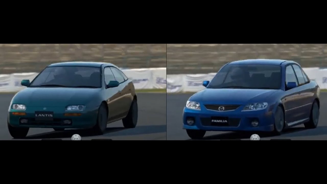 Gt6 マツダ ランティス クーペ 00 タイプ R 93 マツダ ファミリア セダン スポルト 02 B Spec Youtube