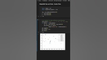 Versatile scatter plots using matplotlib
