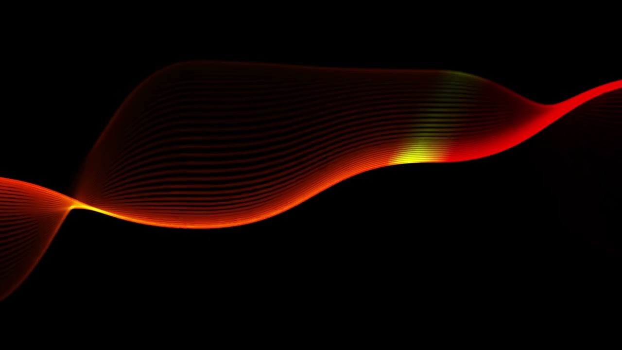 Royalty Free Moving Background | Hypnotic Orange Waves