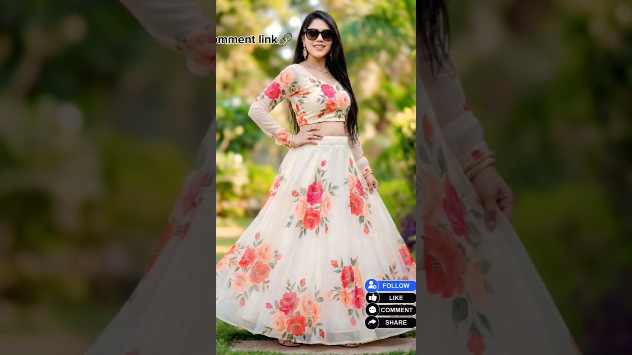 Floral Lehenga Choli Look 