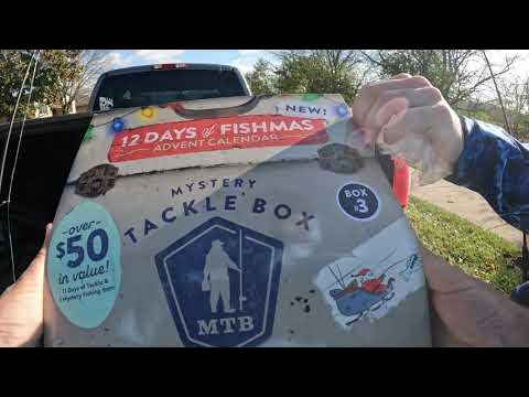 12 Days of Fishmas 2023 - Mystery Tackle Box UNBOXING & Review 