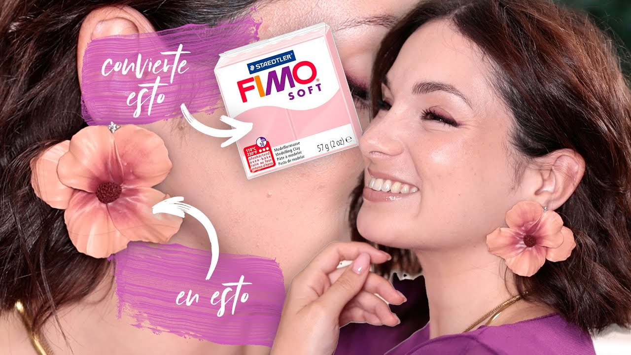 Haz tus propios pendientes en casa | Facilísimo con arcilla polimérica (FIMO)