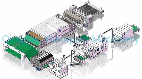 Non Woven Soft Wadding Production Line For Home Bedding Textile Product