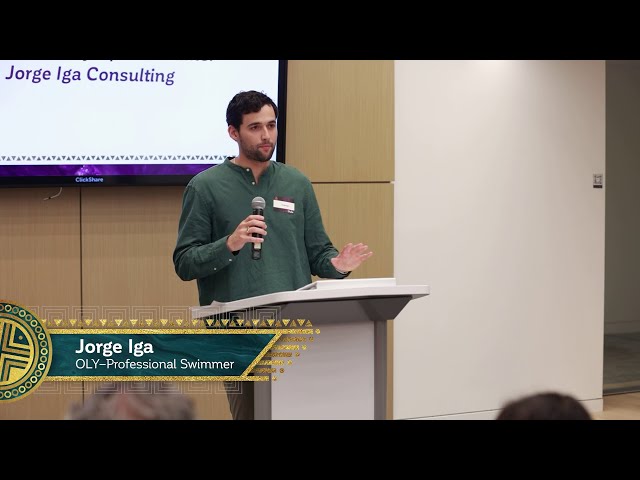 Storytelling Charla | Jorge Iga | OLY–Professional Swimmer