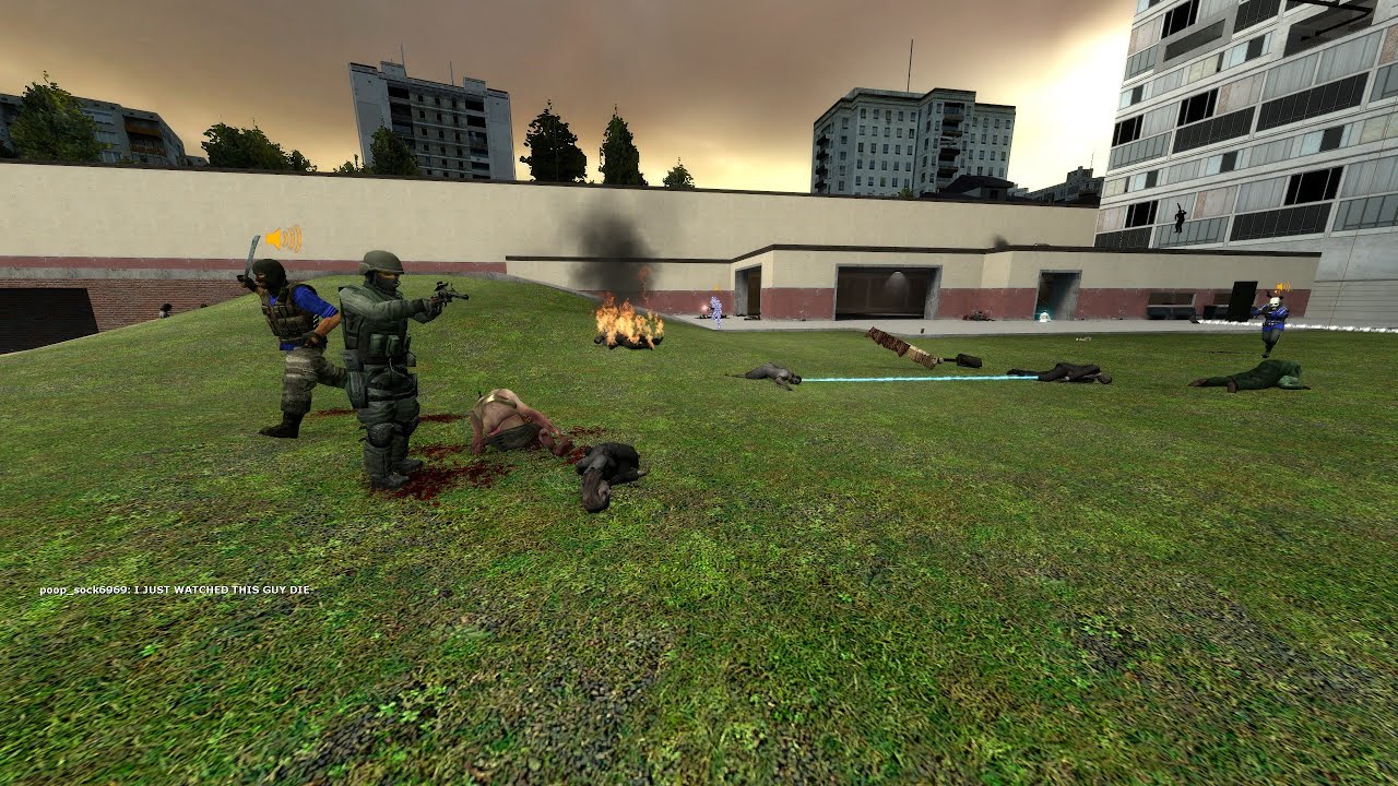 Gmod  Lambda Players Vs L4d Infected. Episode 8