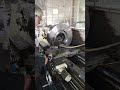 PRECISION CUTTING WITH SKILLED VETERAN USING PARALLEL LATH IN MANUFACTURING WORKSHOP