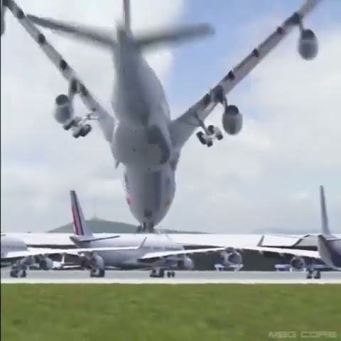 un avion qui danse