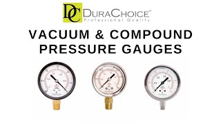 DuraChoice Vacuum Gauges