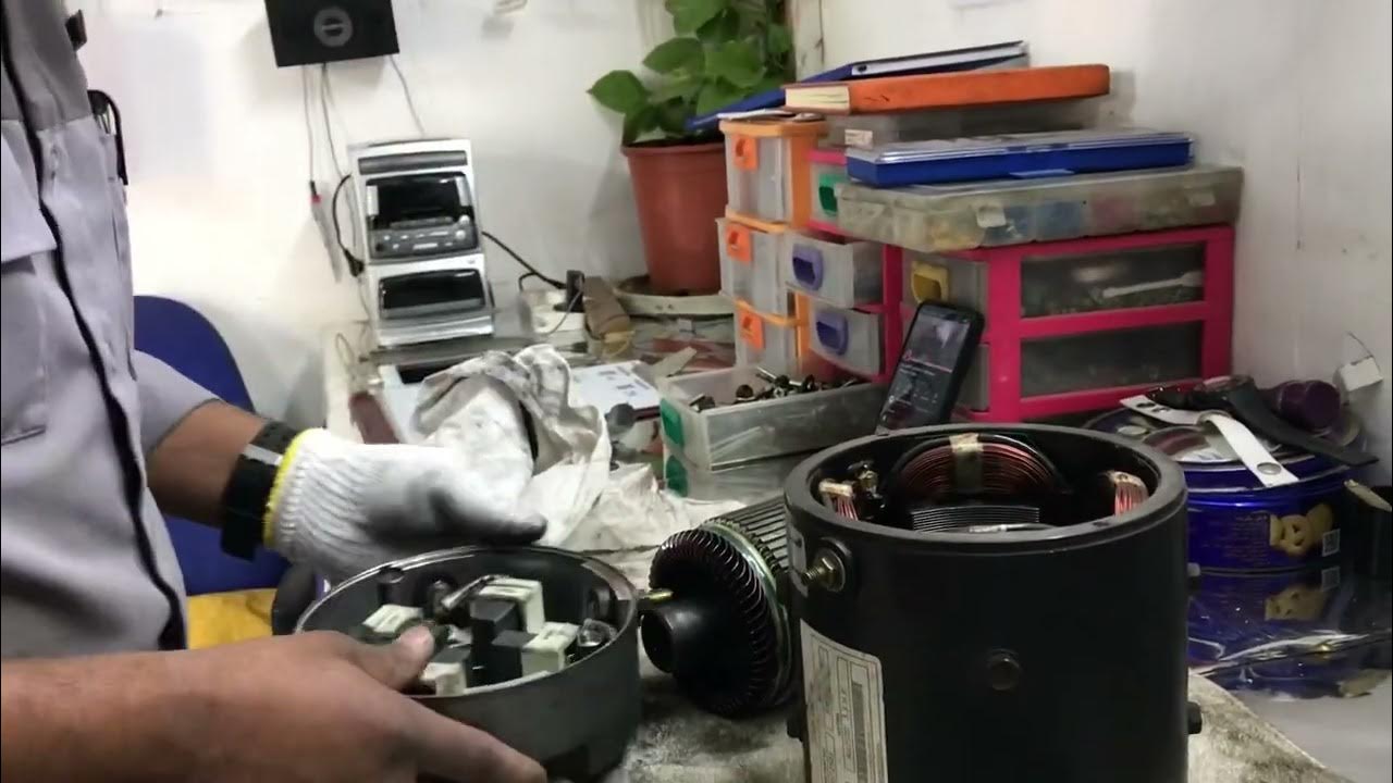 Servicing golf car motor / brushes - YouTube