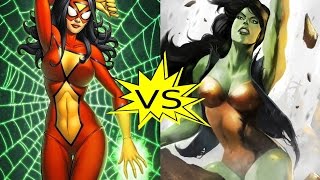 MUGEN |\/| Spider-Woman (me) VS She-Hulk