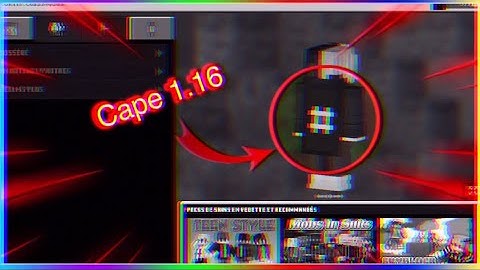 HOW TO HAVE YOUR CUSTOM CAPE IN 1.16