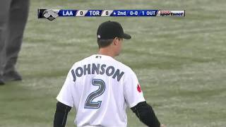 2011/09/22 Johnson's strong throw