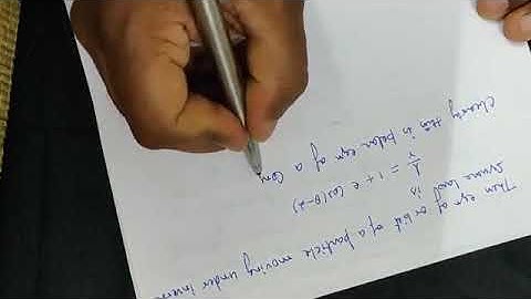 Motion of particle in Central orbit 7- Dr Vineet Verma