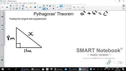 TikTok Pythagoras - finding the longest side (hypotenuse)