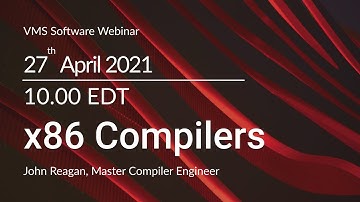 Webinar 14: OpenVMS Compiler Update