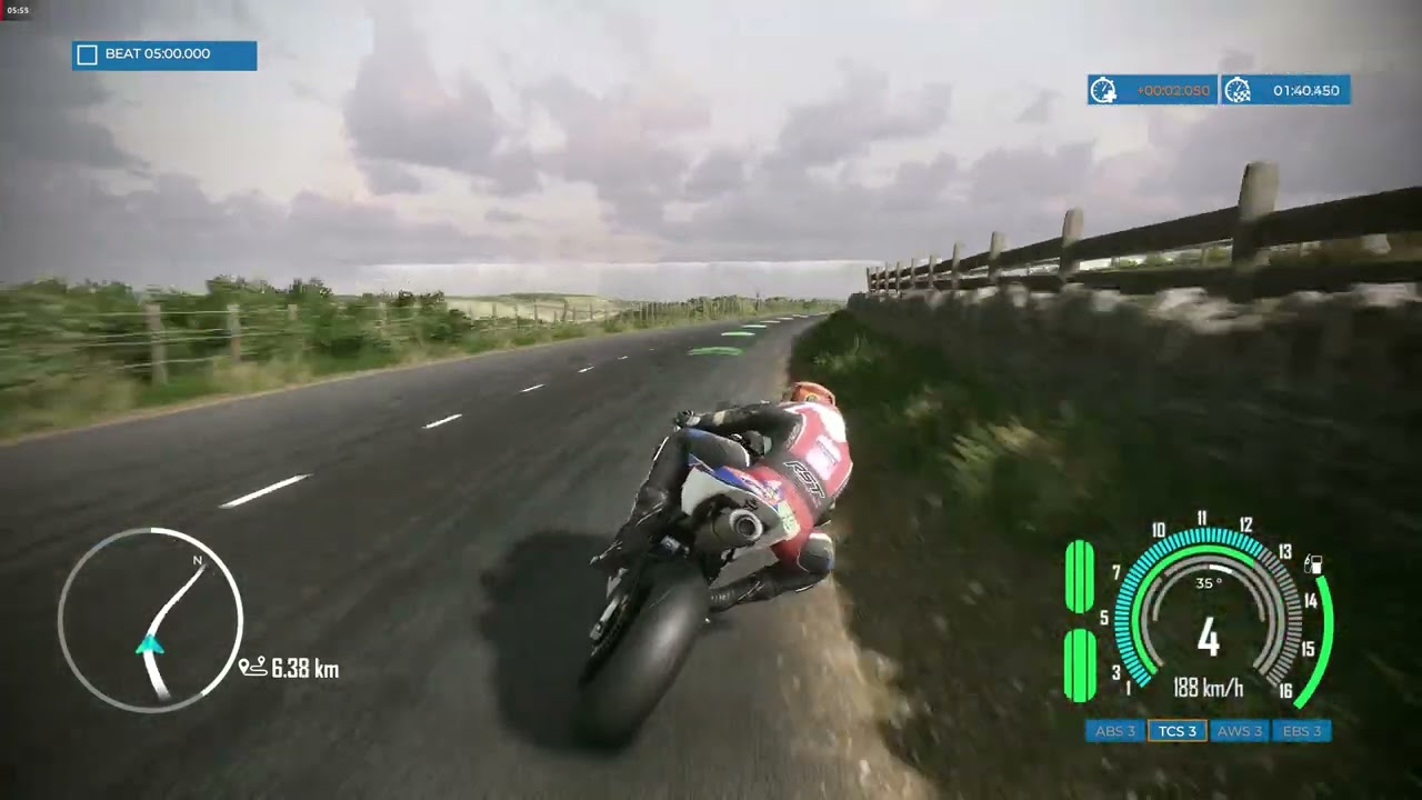 TT Isle Of Man Ride on the Edge 3 2025 06 22 Supersport season 2023 gameplay Part 3.PS 5 controller.