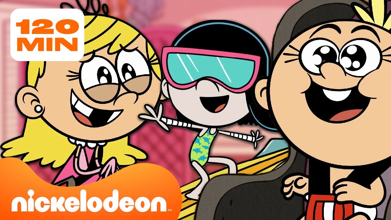 Compilación con las pequeñas hermanas Loud House - ¡2 HORAS de los momentos más divertidos!