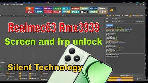 realme c63 rmx3939 frp bypass, Realme c63 Rmx3939 frp unlock tool | Screen and frp unlock