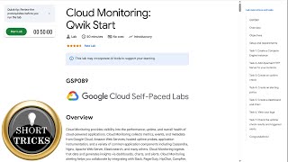 Cloud Monitoring: Qwik Start | #GSP089 | #qwiklabs | #arcade | #arcade2025 | #arcadelabs | Solution