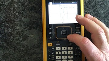 Finding the area under a curve using TI - nspire