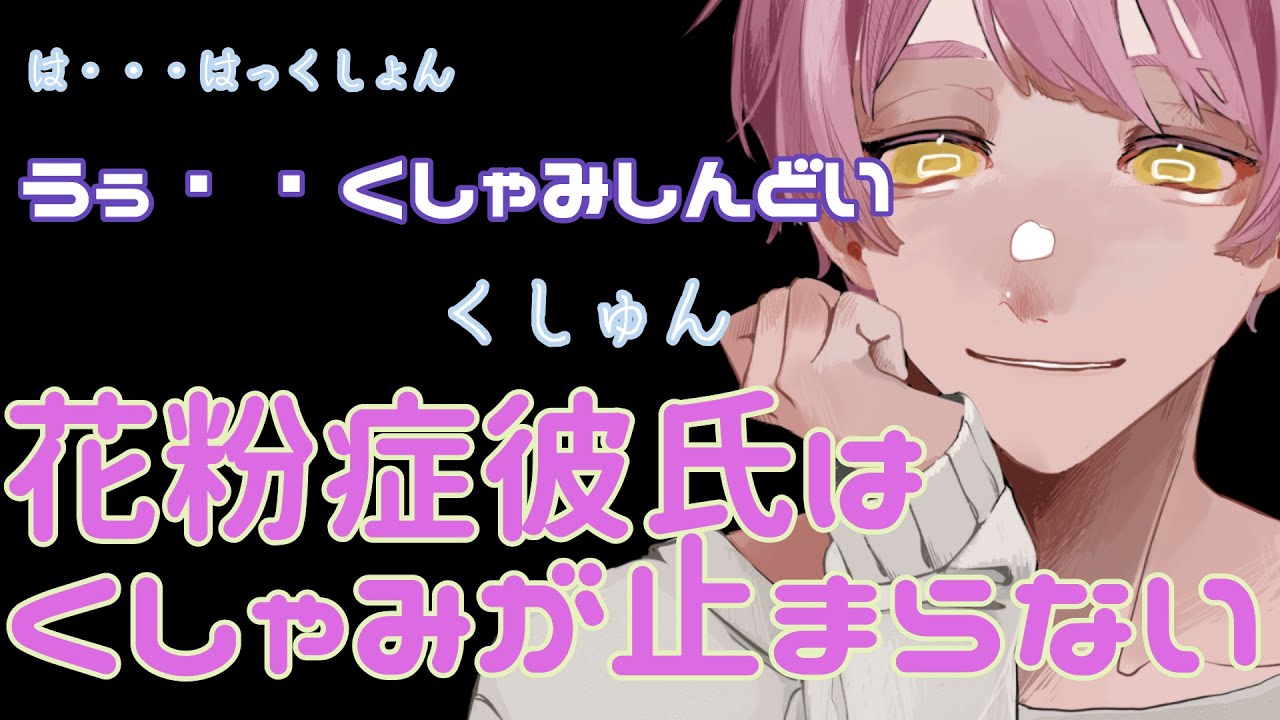 【くしゃみ/病弱彼氏】花粉症彼氏はくしゃみが止まらずぐったりしている【女性向けシチュエーションボイス】
