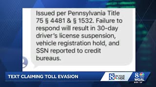 Text message scams target Pennsylvania drivers with unpaid toll threats