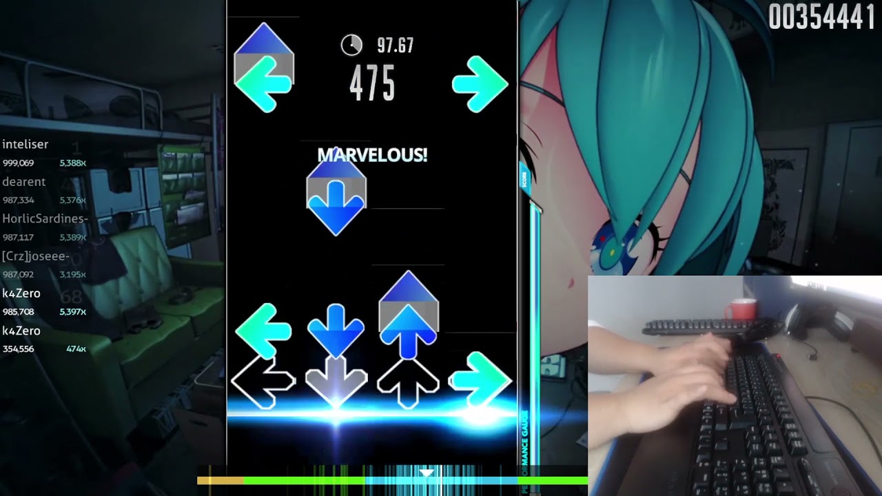 Osu!mania 4k ] Double time practice 2 - YouTube