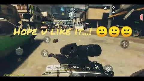 COD mobile gameplay | Crossfire map|| Sniper + V-Tol + Chopper + Nuke = Total Destruction 💪