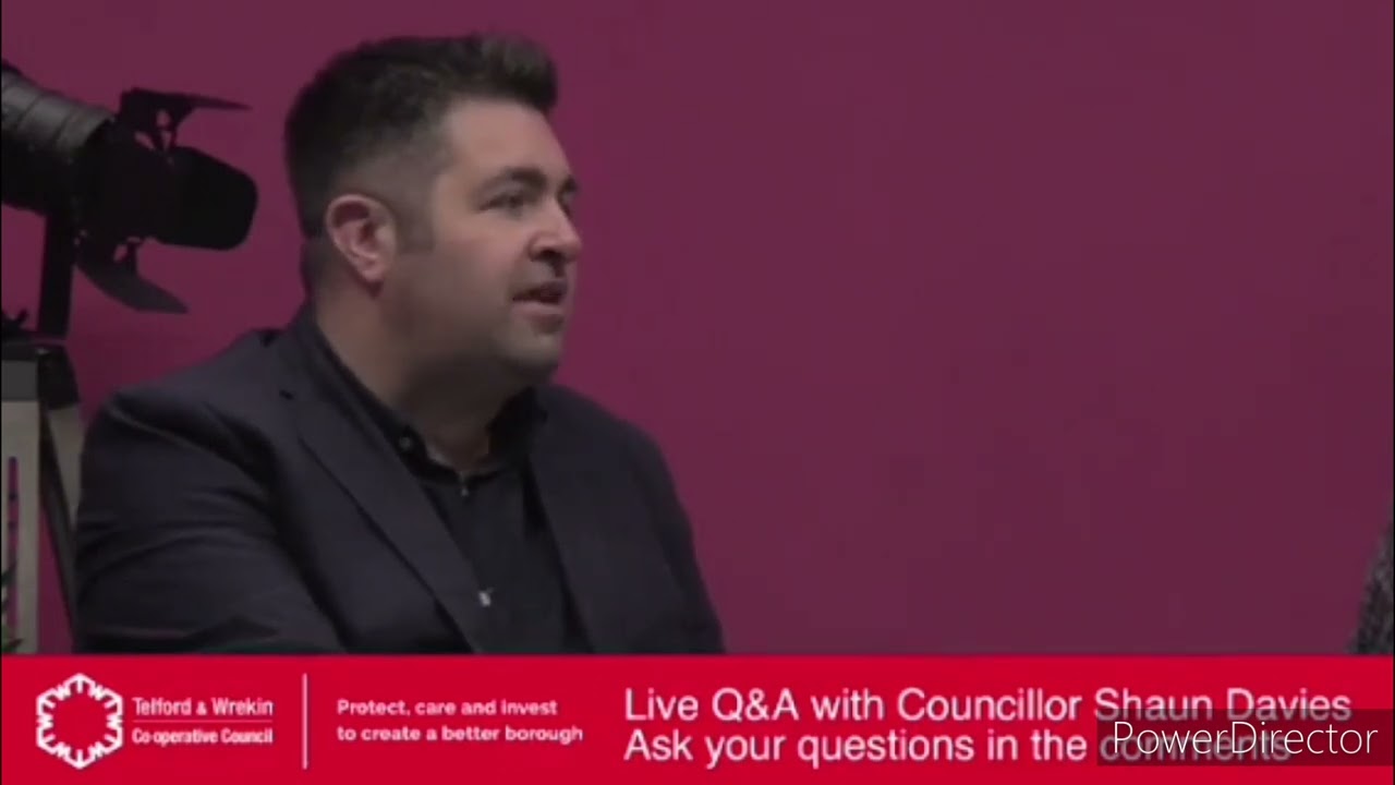 Telford Poverty Wages Question to Shaun Davies with Commentary