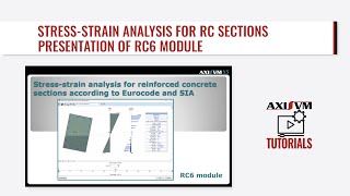RC6 MODULE − STRESS-STRAIN ANALYSIS FOR REINFORCED CONCRETE CROSS-SECTIONS